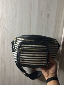 Striped Waist Bag
