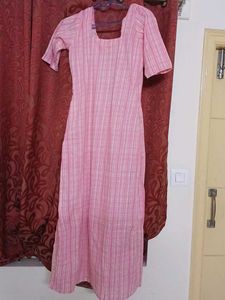 Pink Striped Kurta