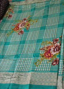 multicolored Floral Saree