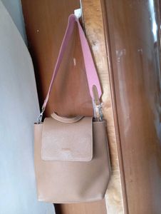 Branded Tan Handbag