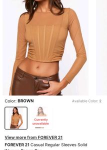 Forever 21 Top &amp; Puella Short Skirt Set ( Combo )