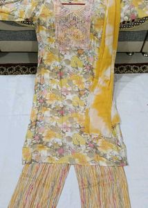 Beautiful top,bottom and duppata set
