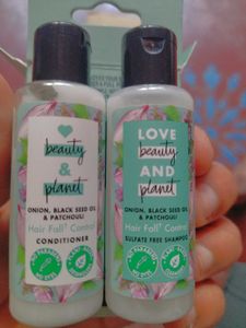 Love Beauty &amp; Planet Conditioner + Shampoo