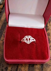 T/T/R  Letter Pure Silver Ring 3 Pice