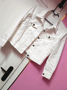White Jean Shrug