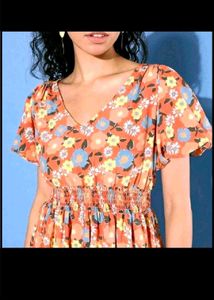 Mast and harbour printeresty Floral Print Dress