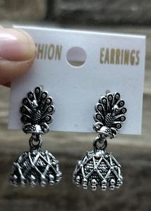 A Pair Of Small Jhumkas