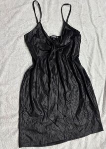 Black Leather Dress