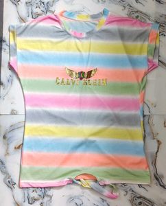 Striped Tie-Front Tee Women