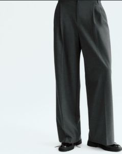 Zara Pleated Tapered Pants