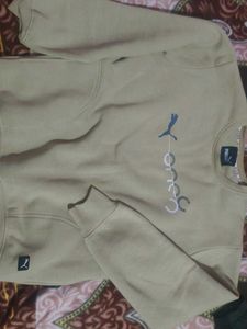 Puma Beige Pullover Sweatshirt