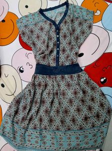 Y2k Rare Vintage Print Midi