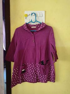 Purple Tunic Top Till 48