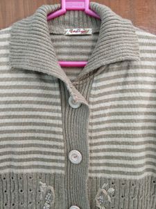 Striped Knit Cardigan