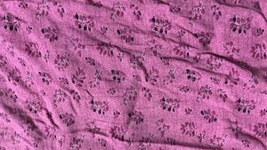 pink patterned long kurti