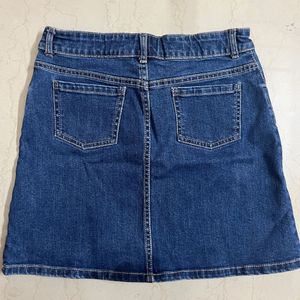 Denim Mini Skirt