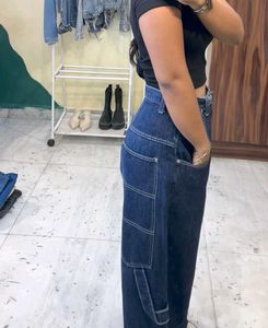 Wide Leg Denim Jeans