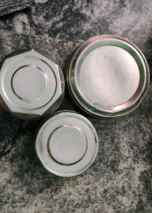 3 Steel Lunch Boxes