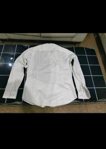 Stylish White &amp; Patterned Shirt