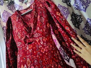 Red Tokio Talkies Dress