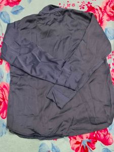 Elegant Navy Blue Shirt