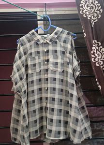 Gingham Checkered Shirt - Size Xxl