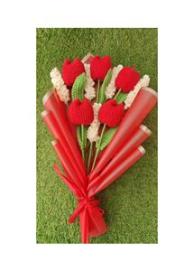 Crochet Tulip Bouquet