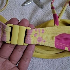 Y2k Floral Bikini Top