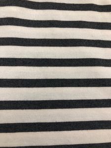 Boat Neck Strip Minidress