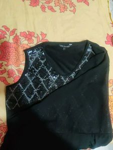 Elegant Sequence Black Dress By Latin Quarters