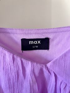 Pretty Lavender Flowy Top
