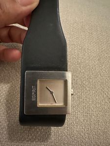 Esprit Black Leather Watch