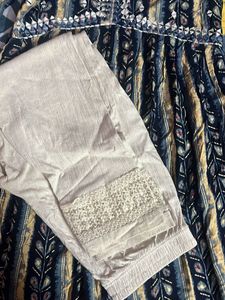 Elegant Printed Kurta mirror work
