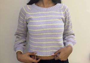 Striped Cropped Sweater