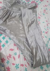 floor length kurta and dupatta with pyjami