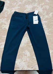 Snitch Men Navy Blue Slim Fit Trousers
