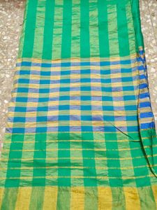 Green &amp; Blue Saree