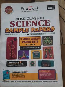 Educart Class 10 CBSE Science Sample Paper