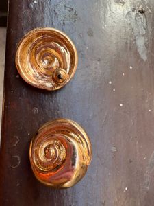Gold Swirl Earrings