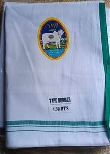 Cotton Khadi Cow Brand Dhoti / 4 Pieces