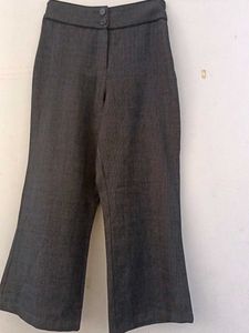 Straight High Waist  Trousers Pant