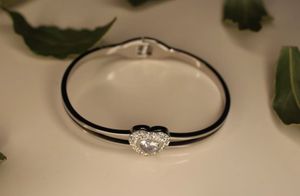 Heart Bangle Bracelet