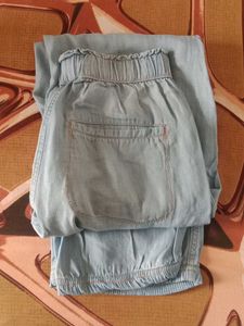 Mens Light weight cotton baggy jeans pant