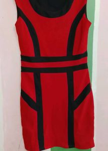 Red &amp; Black Dress
