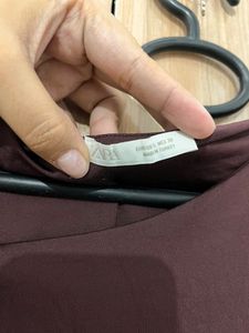 Zara Assymetric Metal Applique Dress