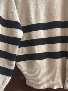 Striped Knit Sweater
