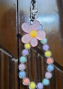 Cute Pastel Flower Phone Charm
