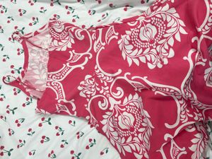 SSS Pink Patterned Dress