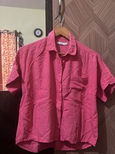 Pink Button-Down Shirt