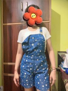 2piece(Shorts Dungaree+ Top)